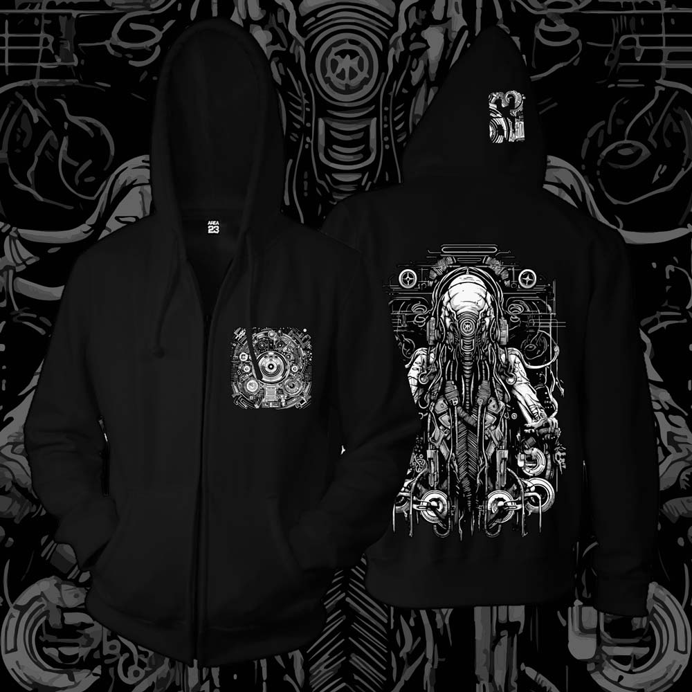 Unisex mikina se zipem Biomechanical limitovaná edice